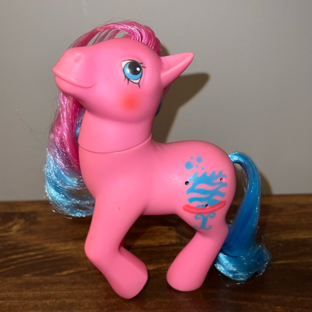 Vintage 1990 My Little Pony G1 Bubblefish Precious Pocket Pony